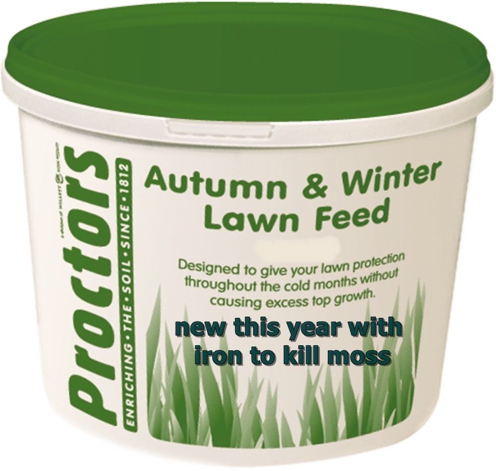 5kg tub of Proctors Autumn & Winter lawn feed and moss killer grass fertiliser 5060331480112 eBay